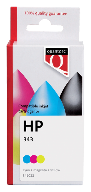 Inktcartridge Quantore alternatief tbv HP C8766EE 343 kleur