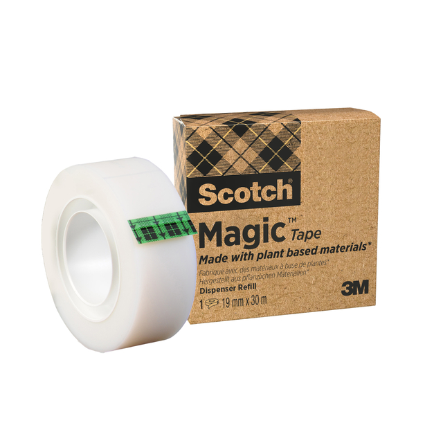 Plakband Scotch Magic 900 19mmx30m onzichtbaar mat