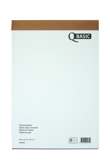 Flipoverpapier Qbasic 65x95cm 20vel opgerold