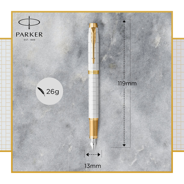 Vulpen Parker IM Premium pearl GT fijn