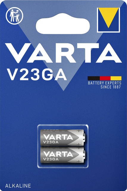 Batterij Varta V23GA alkaline blister à 2stuk