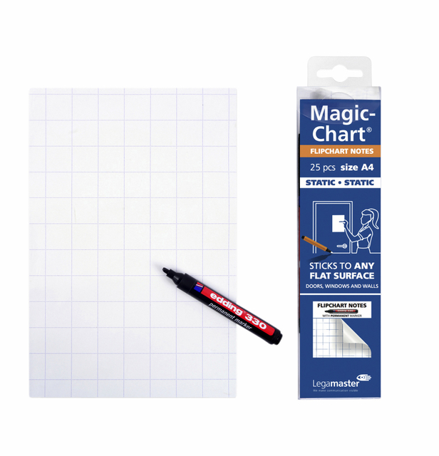 Magic-chart notes Legamaster flipchart 20x30cm 25 vel