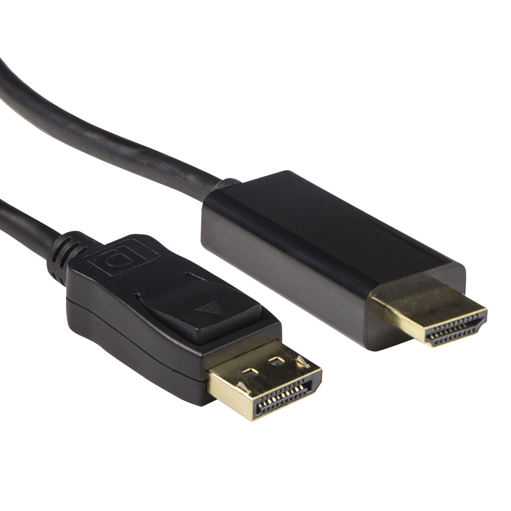 ACT Verloopkabel DisplayPort male naar HDMI-A male  1,80 m