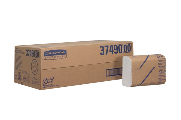 Kimberly Clark SCOTT Handdoekpapier M-vouw1lgs Wit 16x250st