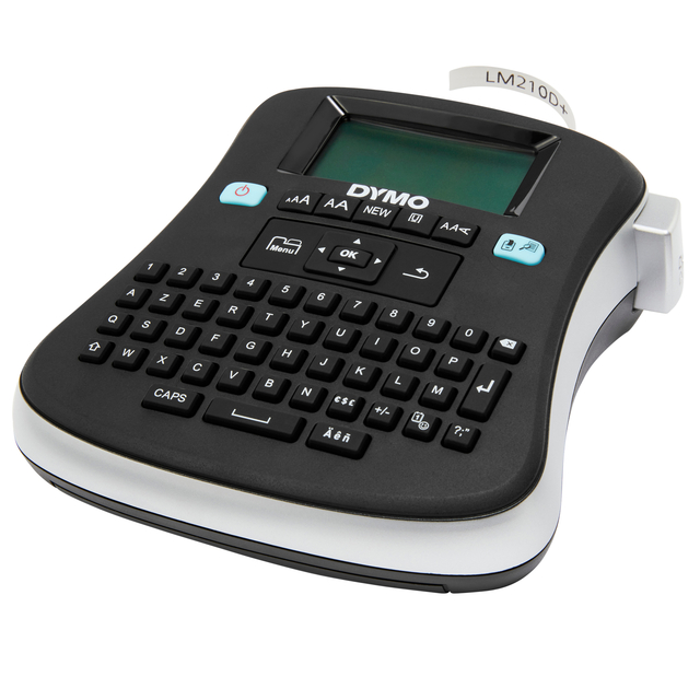 Labelprinter Dymo LabelManager 210D+ draagbaar azerty 12mm zwart