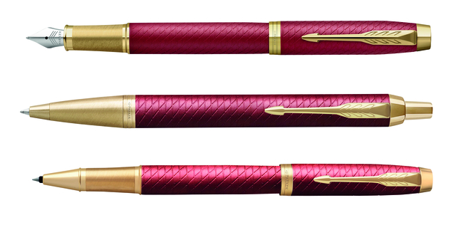 Rollerpen Parker IM Premium deep red GT fijn