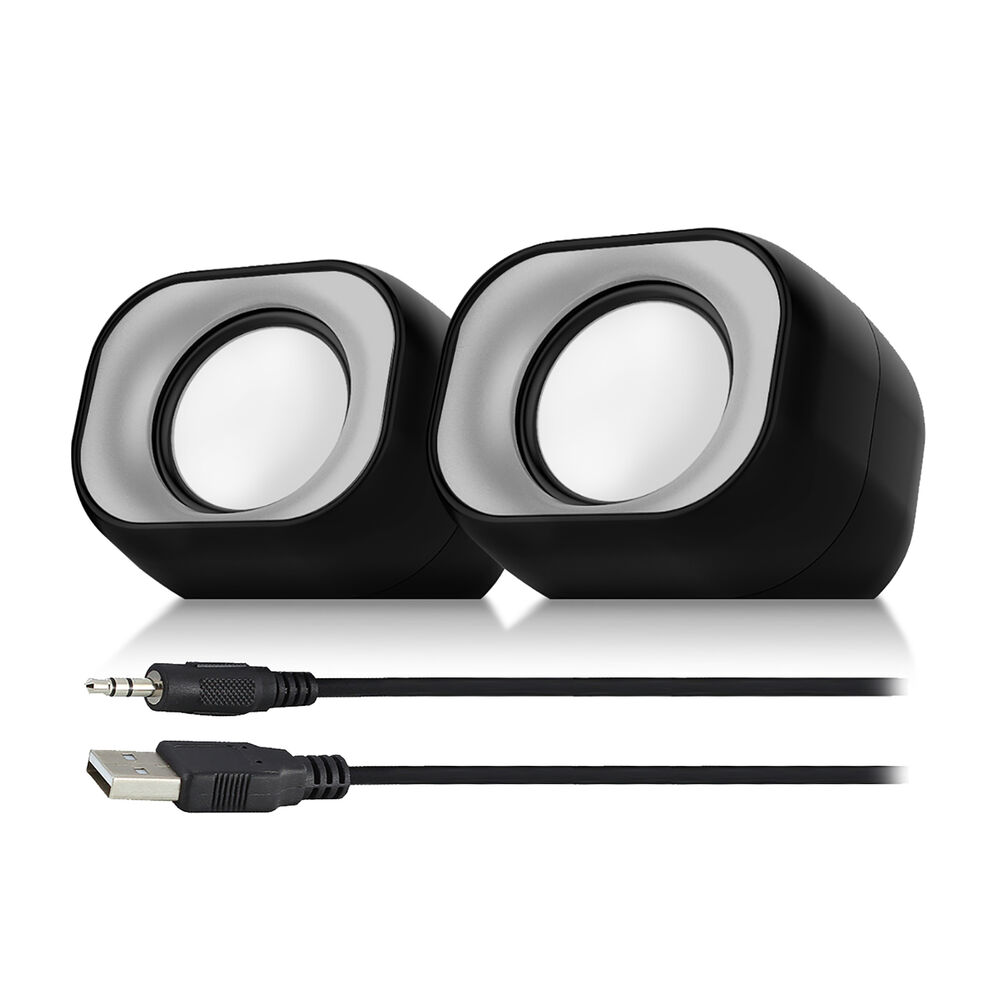 Eminent 2.0 Stereo speakerset voor pc en laptop, voeding via USB