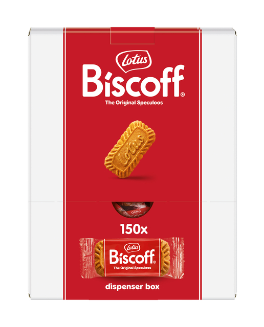 Koekjes Lotus Biscoff speculoos dispenser 150 stuks