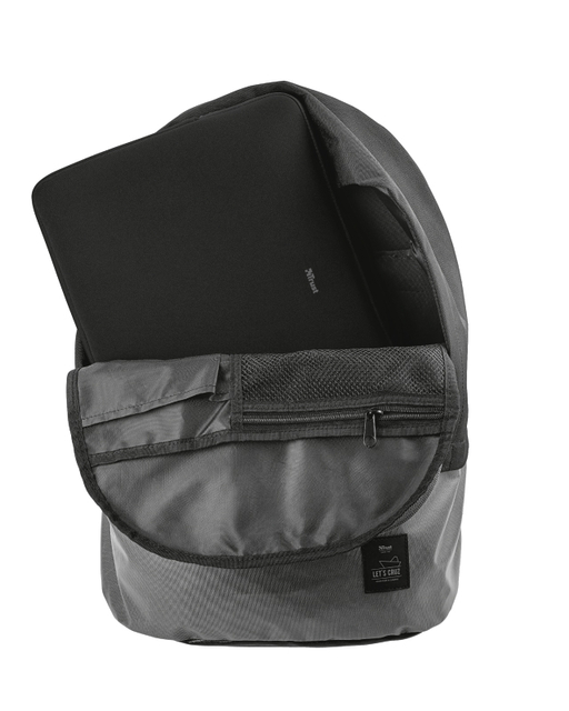 Laptopsleeve Trust Primo 15,6 inch zwart