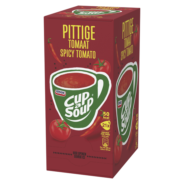 Cup-a-Soup Unox pittige tomaat 21x175ml