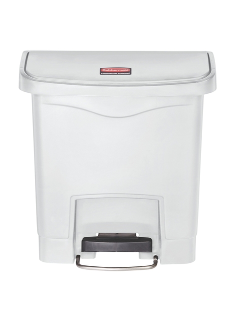 Pedaalemmer Rubbermaid Slim Jim Step-On 15liter wit