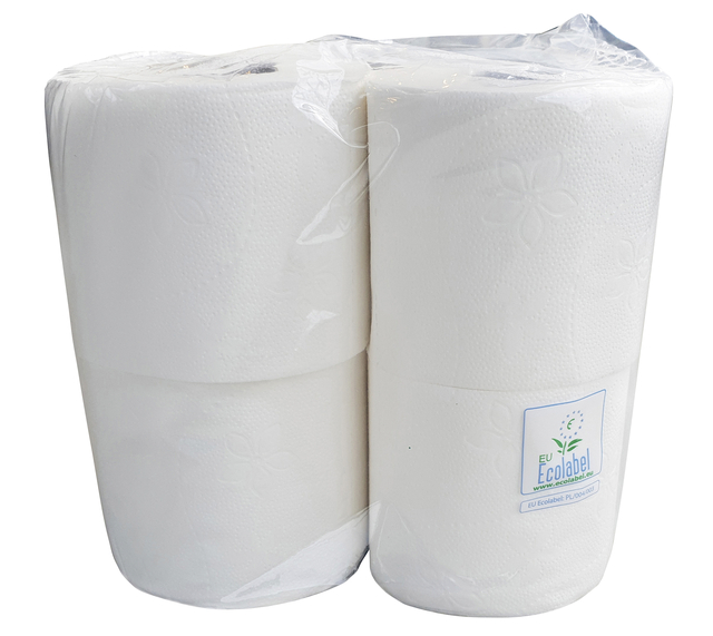 Toiletpapier Cleaninq 2-laags 400vel extra wit