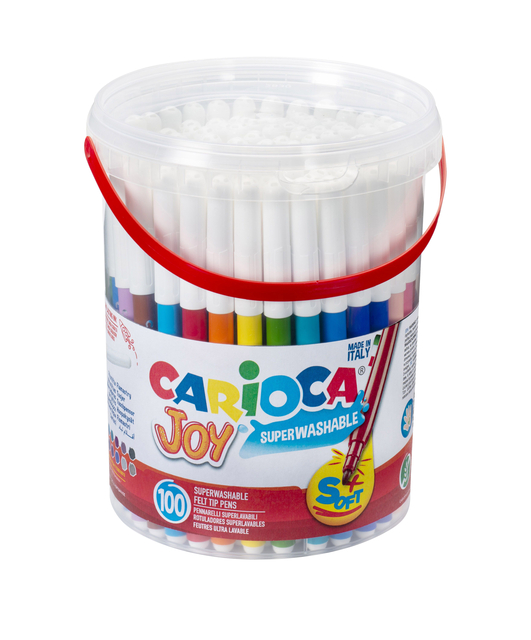 Viltstiften Carioca Joy pot à 100 stuks