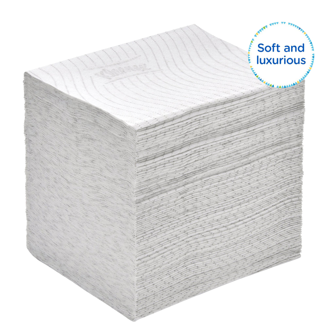 Toiletpapier Kleenex gevouwen tissues 2 laags 36x200stuks wit 8408