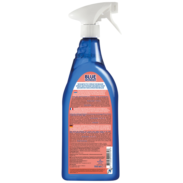 Desinfectiereinigerspray Blue Wonder 750ml