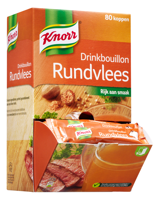 Drinkbouillon Knorr rundvlees 80 stuks