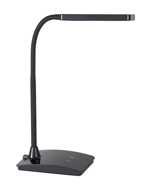 Bureaulamp MAUL Pearly LED voet dimbaar colour vario zwart