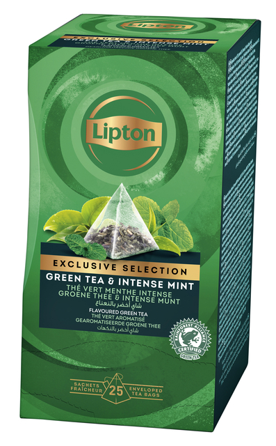 Thee Lipton Exclusive groene thee munt 25x2gr