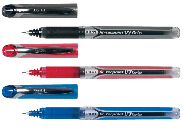 Rollerpen PILOT Hi-Tecpoint Grip V7 medium blauw