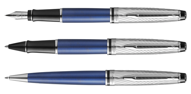 Vulpen Waterman Expert metallic Blue CT medium