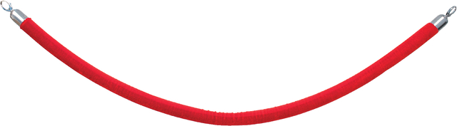 Afzetkoord Securit 150cm rood met chroome knop