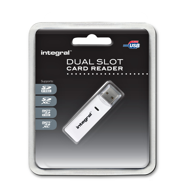 Kaartlezer Integral 2.0 USB-A SD-microSD