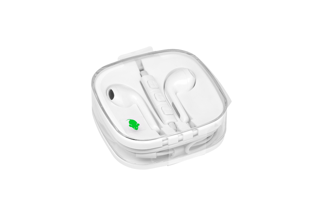 Oortelefoon Green Mouse met 3.5mm jack aansluiting