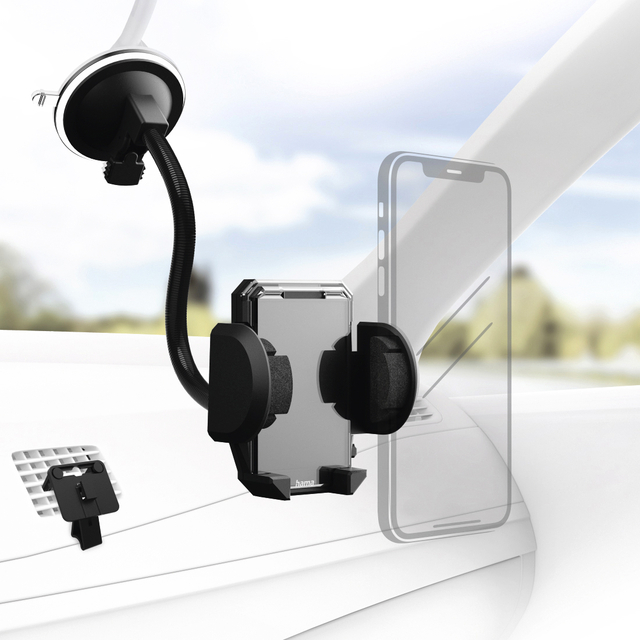 Smartphonehouder Hama 2-in-1 voor de auto