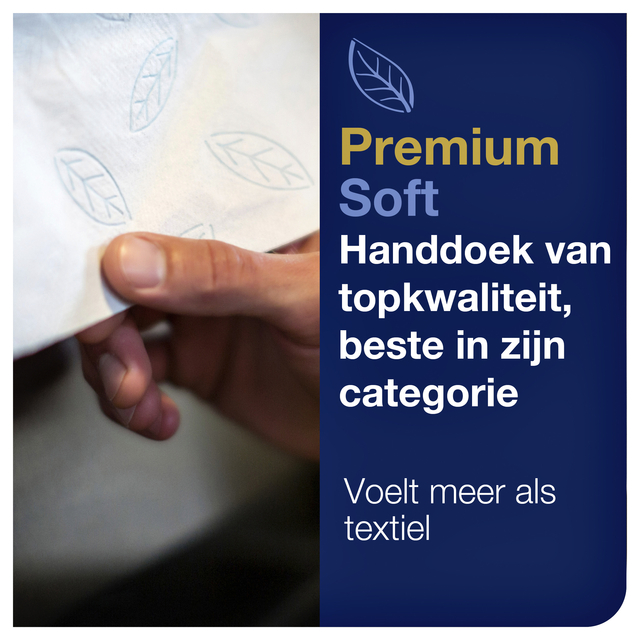 Handdoek Tork H2 multifold Premium kwaliteit 2 laags wit 100288