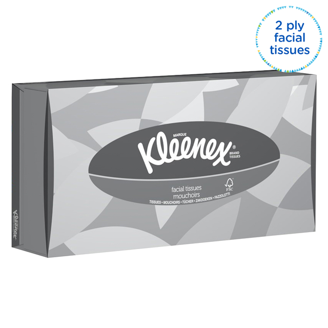 Facial tissues Kleenex standaard 2-laags 21x100stuks wit 8835