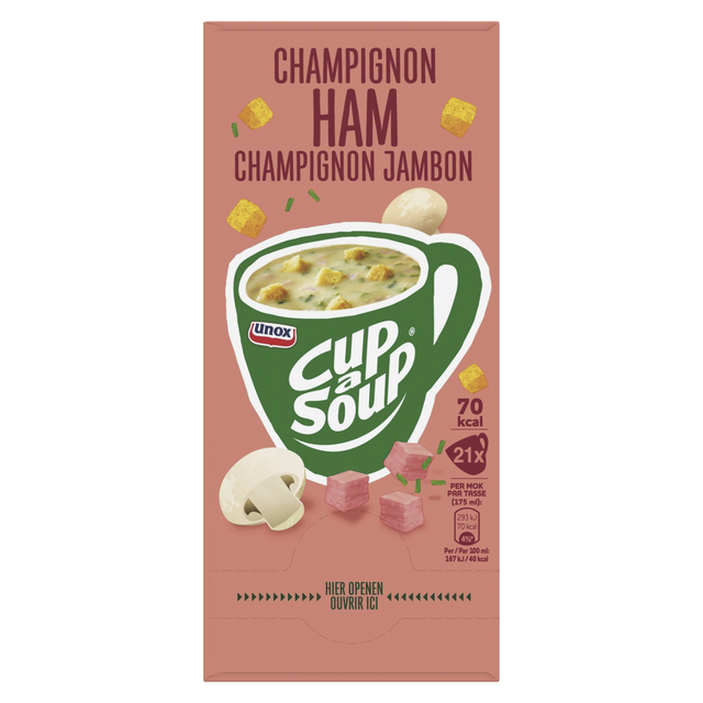 Cup-a-Soup Unox champignon ham 21x175ml