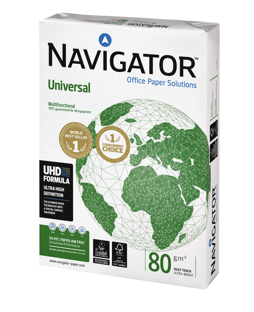 Kopieerpapier Navigator Universal A4 80gr wit 500 vel