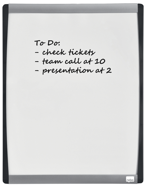 Whiteboard Nobo 35.5x28cm gewelfd