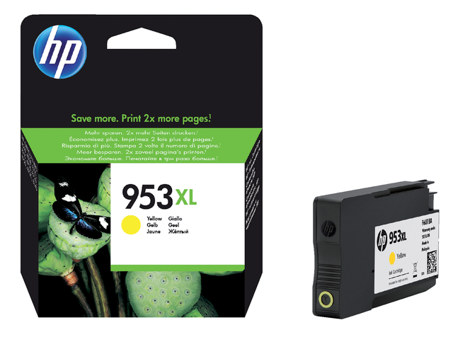 Inktcartridge HP F6U18AE 953XL geel