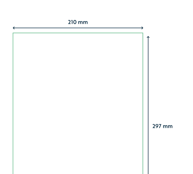 Etiket Qbasic A4 1.000 vel 210x297mm 1000 labels