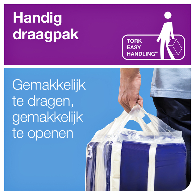 Handdoek Tork H2 multifold Premium kwaliteit 2 laags wit 100288