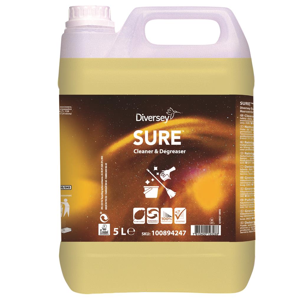 SURE CleanerenDegreaser Reiniger en Ontvetter doos 2x5ltr