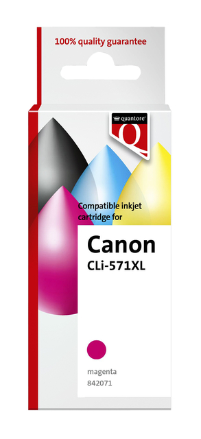 Inktcartridge Quantore alternatief tbv Canon CLI-571XL rood