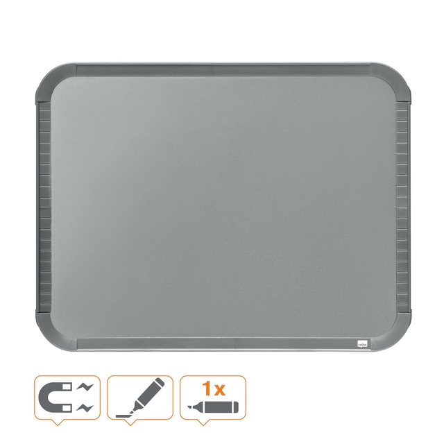 Whiteboard Nobo Slim Line 22x28cm zilver