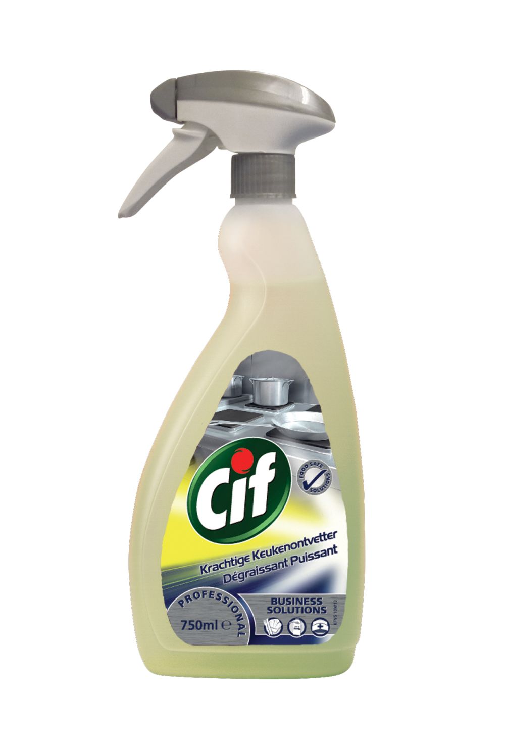 Cif Professional Krachtige Keukenontvetter 750ml doos 6st